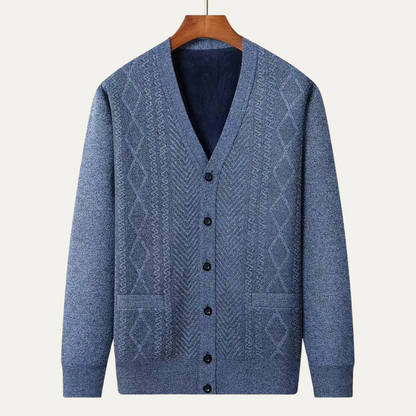 Pull Homme Col Zippé Chaud et Confortable