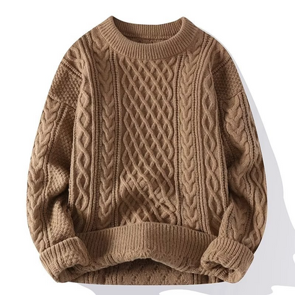 Pull Femme Gros Mailles Doux et Confortable