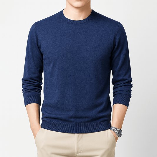 VogeLuxe | Pull classique en coton pour homme 0
