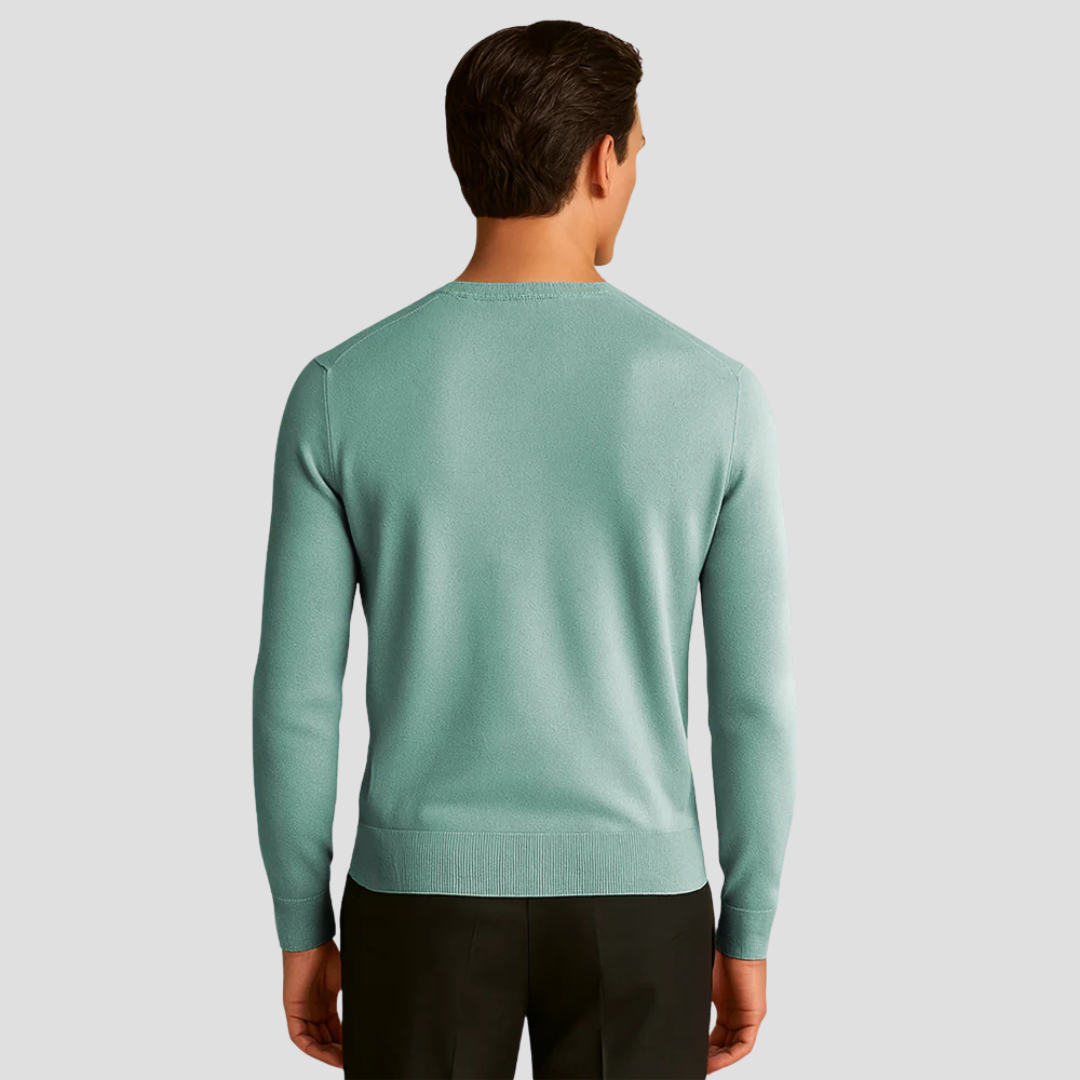 VogeLuxe | Pull col V en maille fine pour homme 3