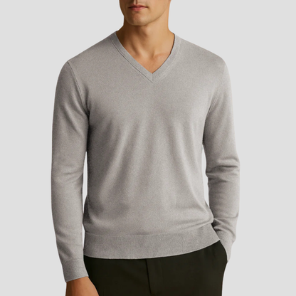 Pull Homme Col V Fin et Élégant