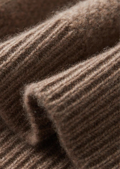 VogeLuxe | Pull col rond chaud en maille torsadée pour homme 6