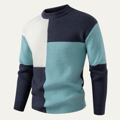 Pull en maille épais col rond pour homme hiver - PanierRoyale