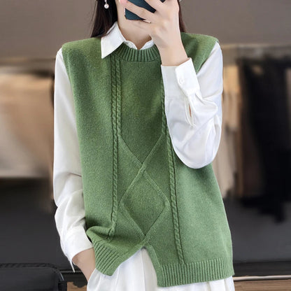 VogeLuxe | Pull col rond en cachemire pour femme 0