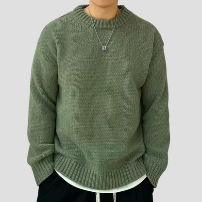 VogeLuxe | Pull col rond en grosse maille pour homme 0
