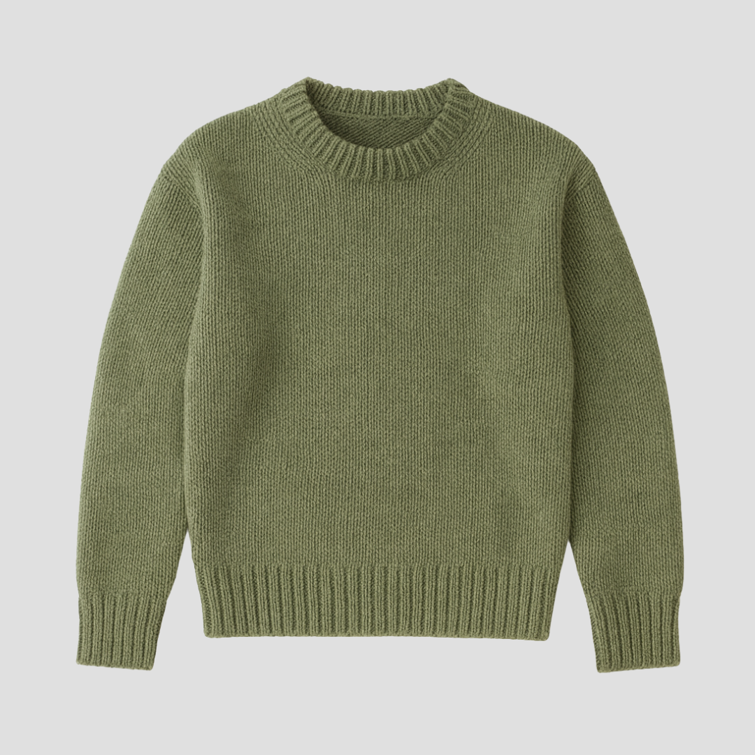 VogeLuxe | Pull col rond en grosse maille pour homme 1