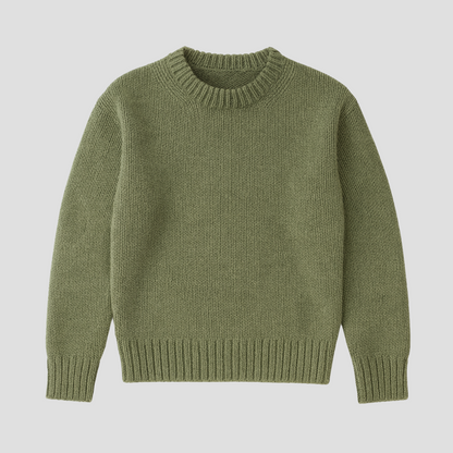 VogeLuxe | Pull col rond en grosse maille pour homme 1