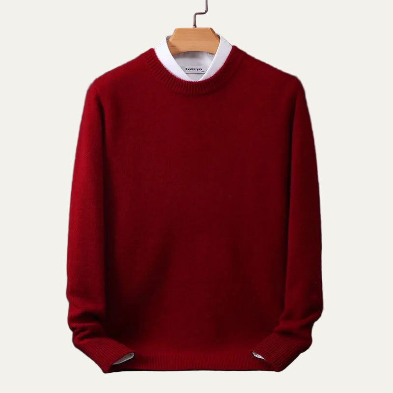 VogeLuxe | Pull col rond en maille raffinée pour homme 0