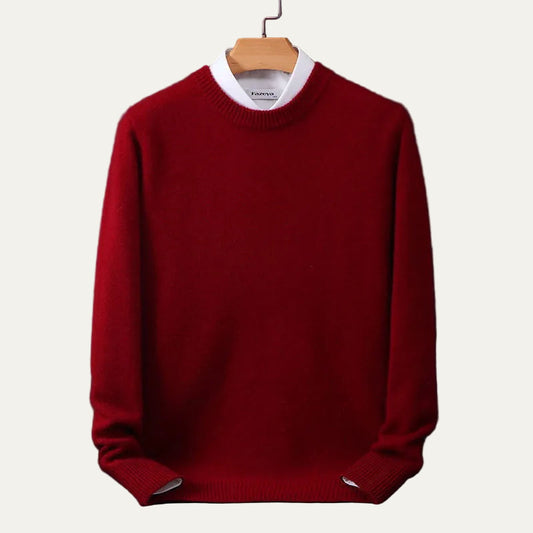 VogeLuxe | Pull col rond en maille raffinée pour homme 0