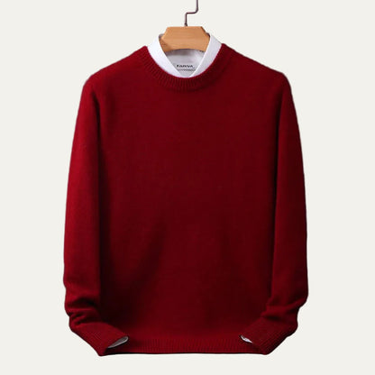 Pull Homme Col Rond en Laine Chaude et Confortable - PanierRoyale