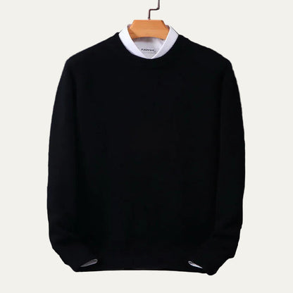 VogeLuxe | Pull col rond en maille raffinée pour homme 2