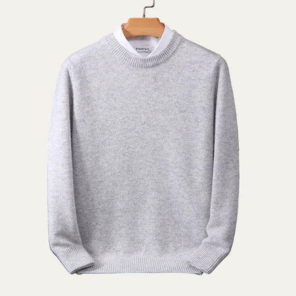 Pull Homme Col Rond en Laine Chaude et Confortable