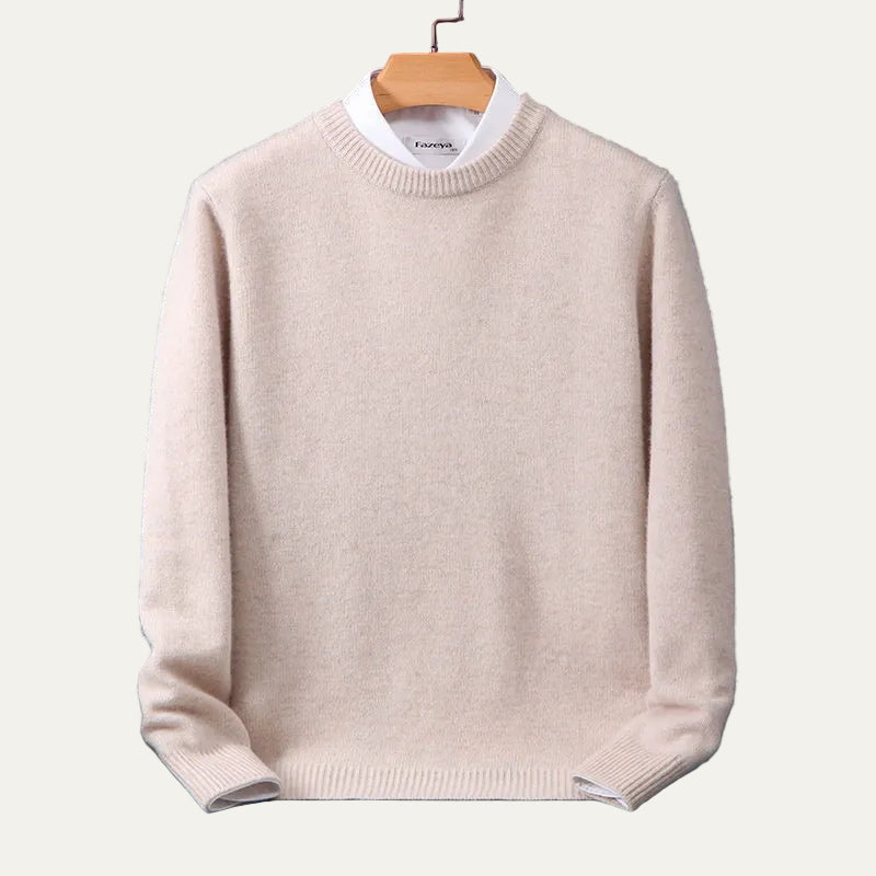 VogeLuxe | Pull col rond en maille raffinée pour homme 6