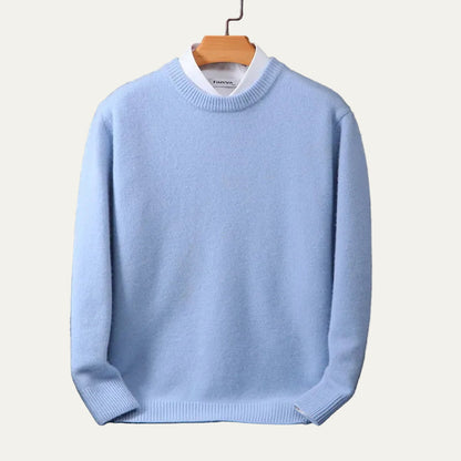 VogeLuxe | Pull col rond en maille raffinée pour homme 8