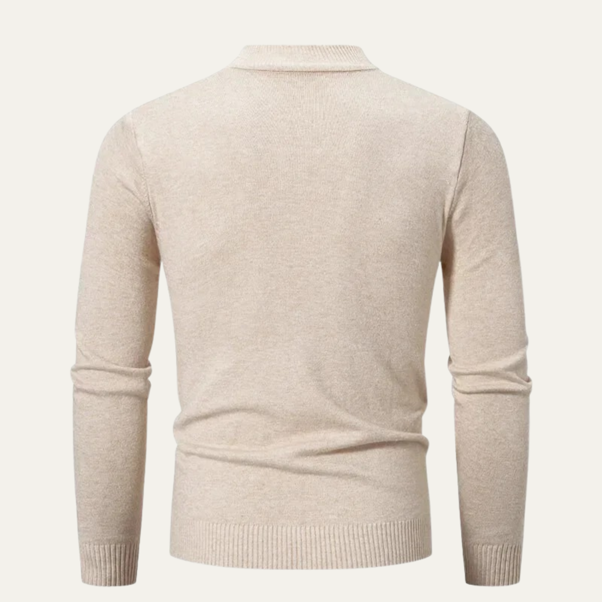 VogeLuxe | Pull col rond en maille texturée coupe ajustée pour homme 1