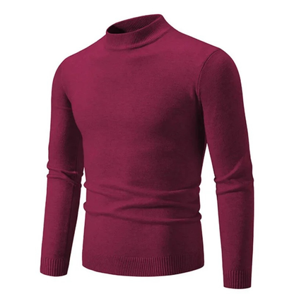 VogeLuxe | Pull col rond en maille texturée coupe ajustée pour homme 6