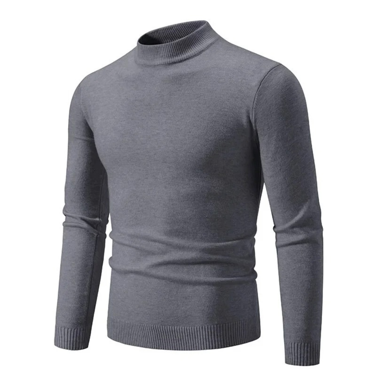 Pull Homme Col Rond Maille Épaisse et Confortable
