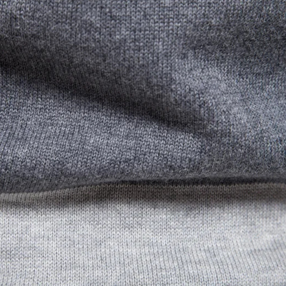 VogeLuxe | Pull col rond rayé ombré pour homme 2