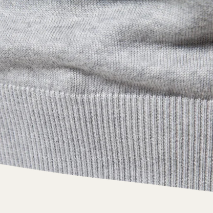 VogeLuxe | Pull col rond rayé ombré pour homme 3