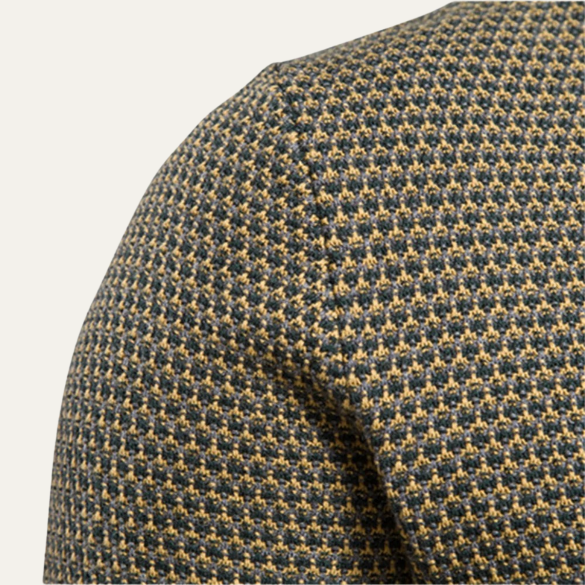 VogeLuxe | Pull col rond texturé bicolore pour homme 1