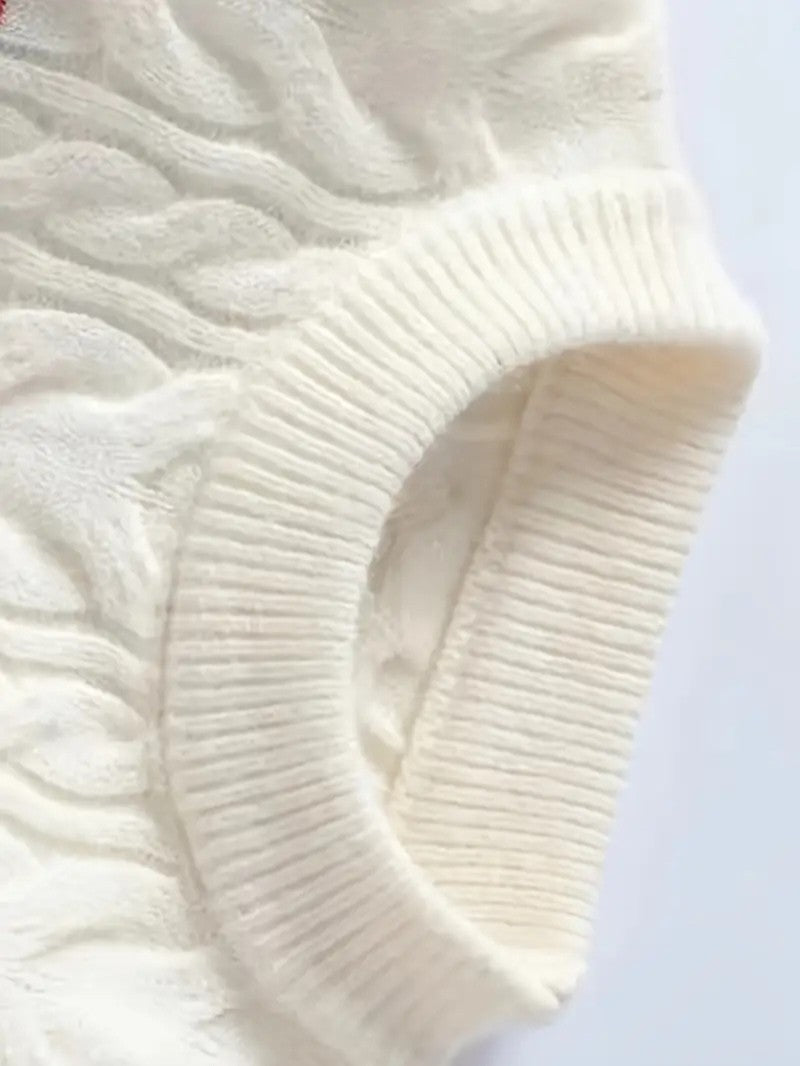 VogeLuxe | Pull de Noël en maille torsadée pour homme 3