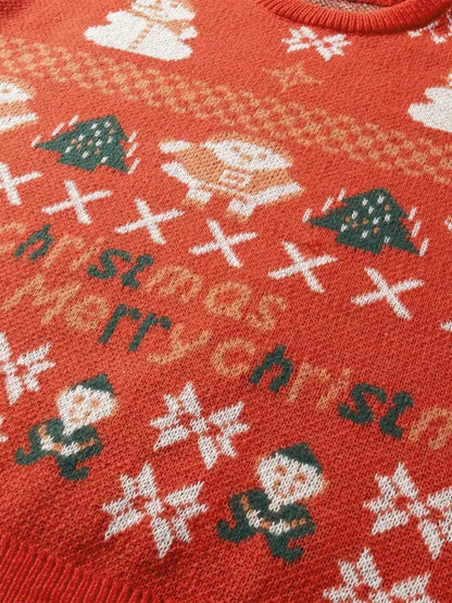 VogeLuxe | Pull de Noël patchwork festif pour homme 2