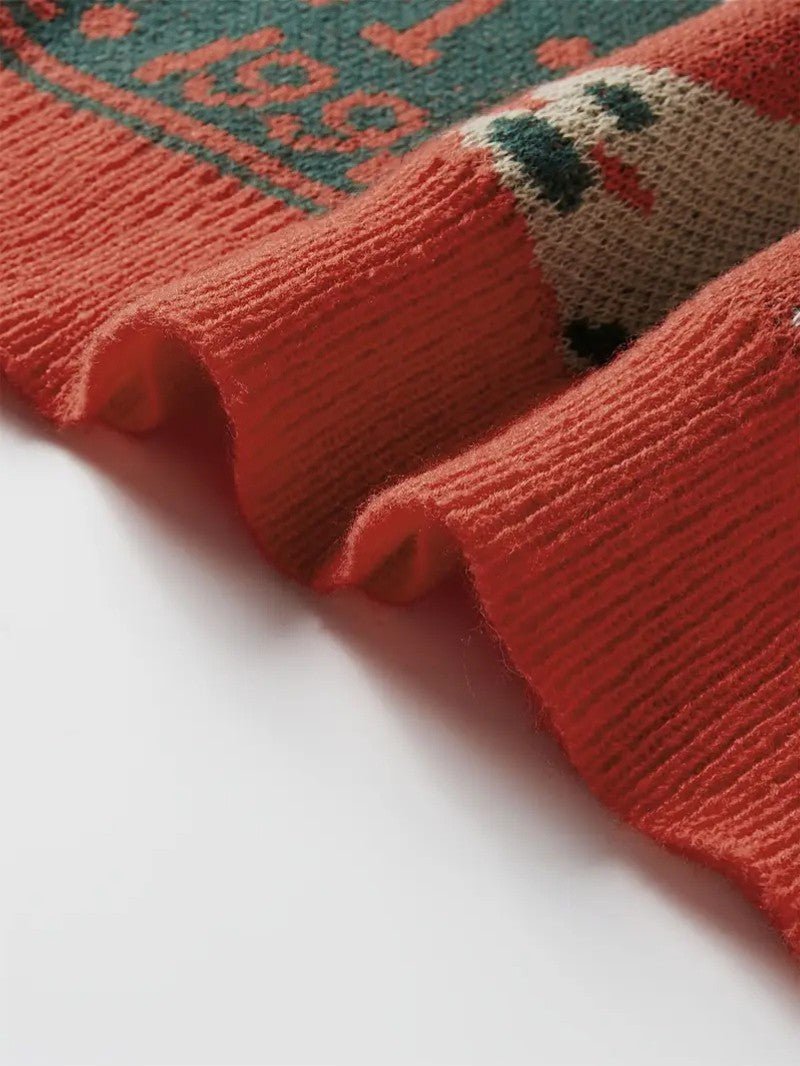 VogeLuxe | Pull de Noël patchwork festif pour homme 7