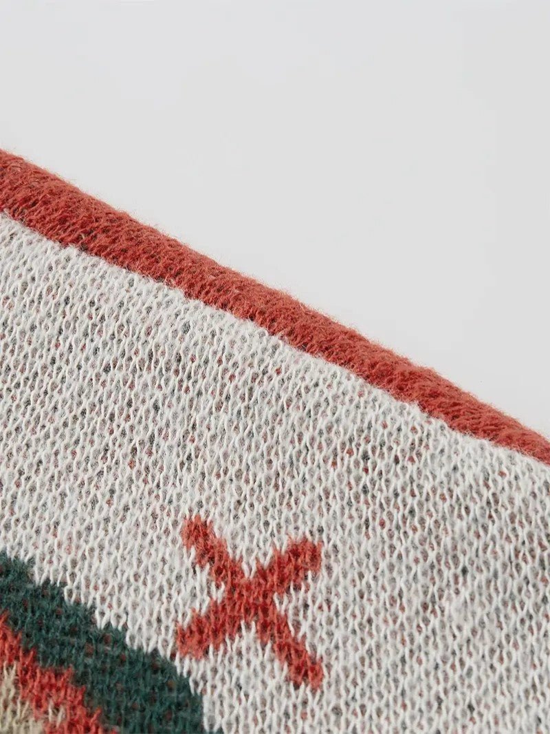 VogeLuxe | Pull de Noël patchwork festif pour homme 8