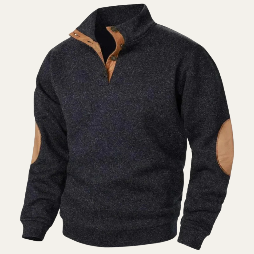 VogeLuxe | Pull décontracté à col montant pour homme 0