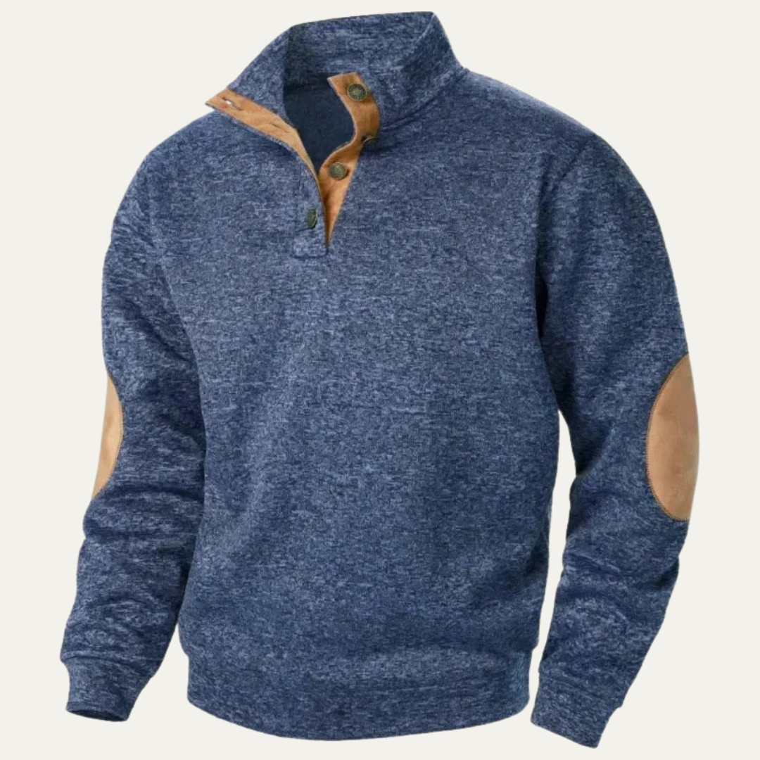 VogeLuxe | Pull décontracté à col montant pour homme 2