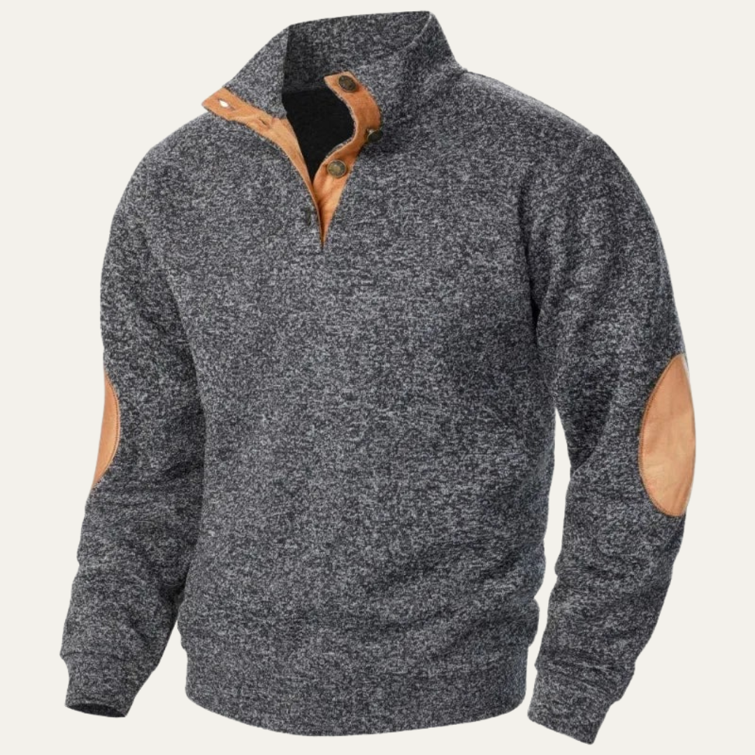 VogeLuxe | Pull décontracté à col montant pour homme 5