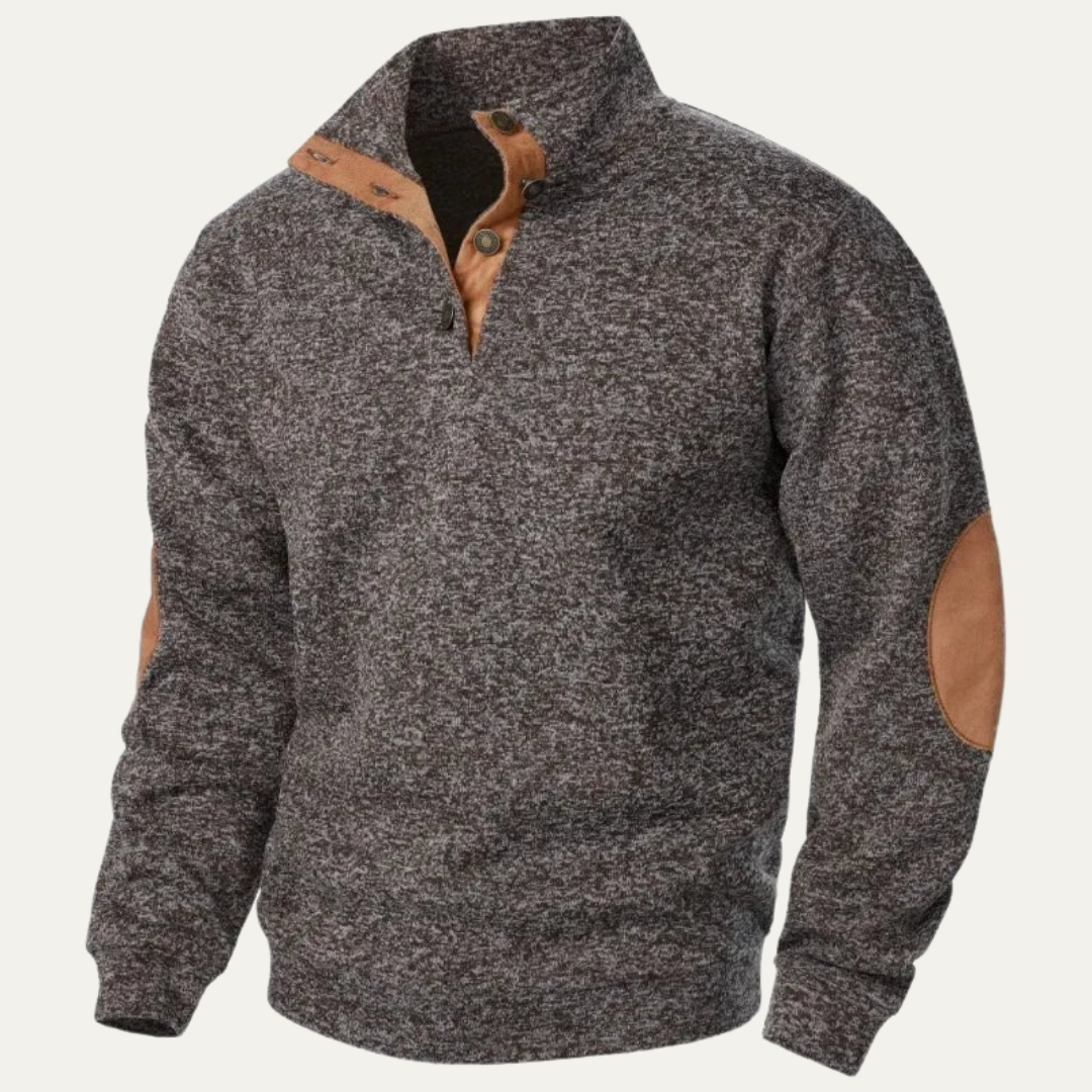 VogeLuxe | Pull décontracté à col montant pour homme 6