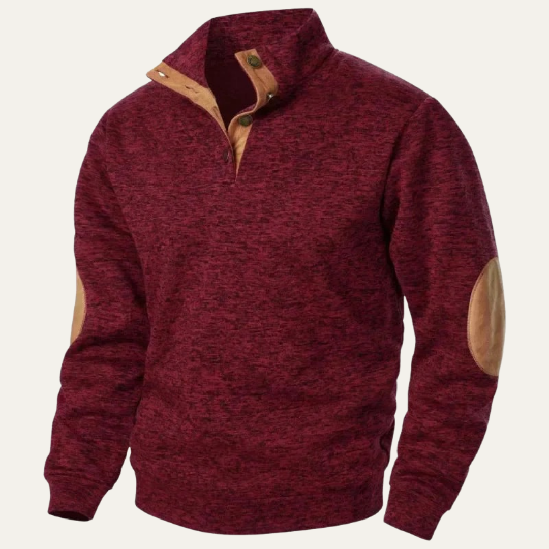 VogeLuxe | Pull décontracté à col montant pour homme 8