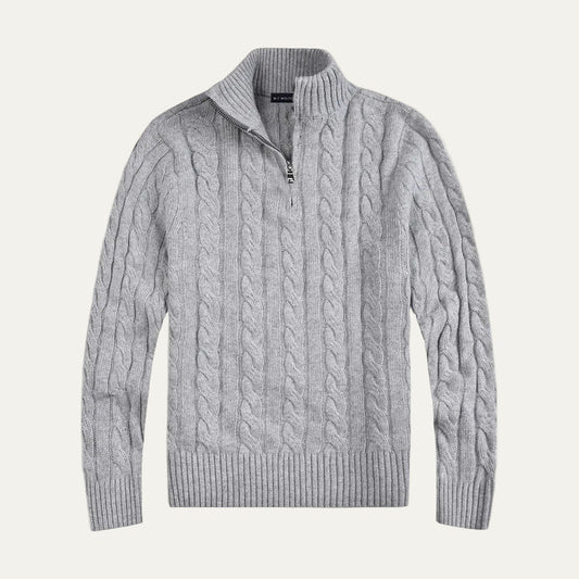 VogeLuxe | Pull décontracté en maille torsadée pour homme 0