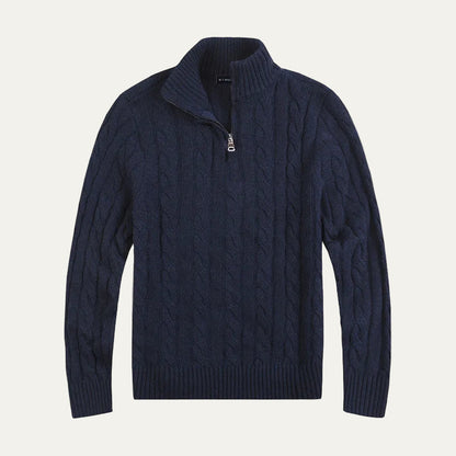 VogeLuxe | Pull décontracté en maille torsadée pour homme 5
