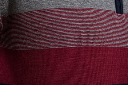 VogeLuxe | Pull demi-zip color-block pour homme 7