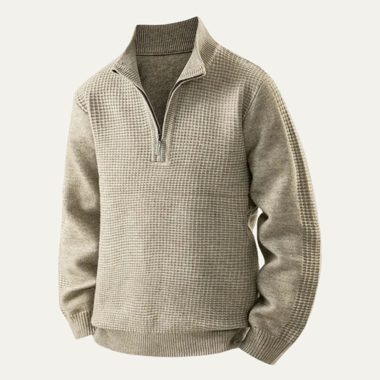 Pull Homme en Maille Texturée Décontracté - PanierRoyale