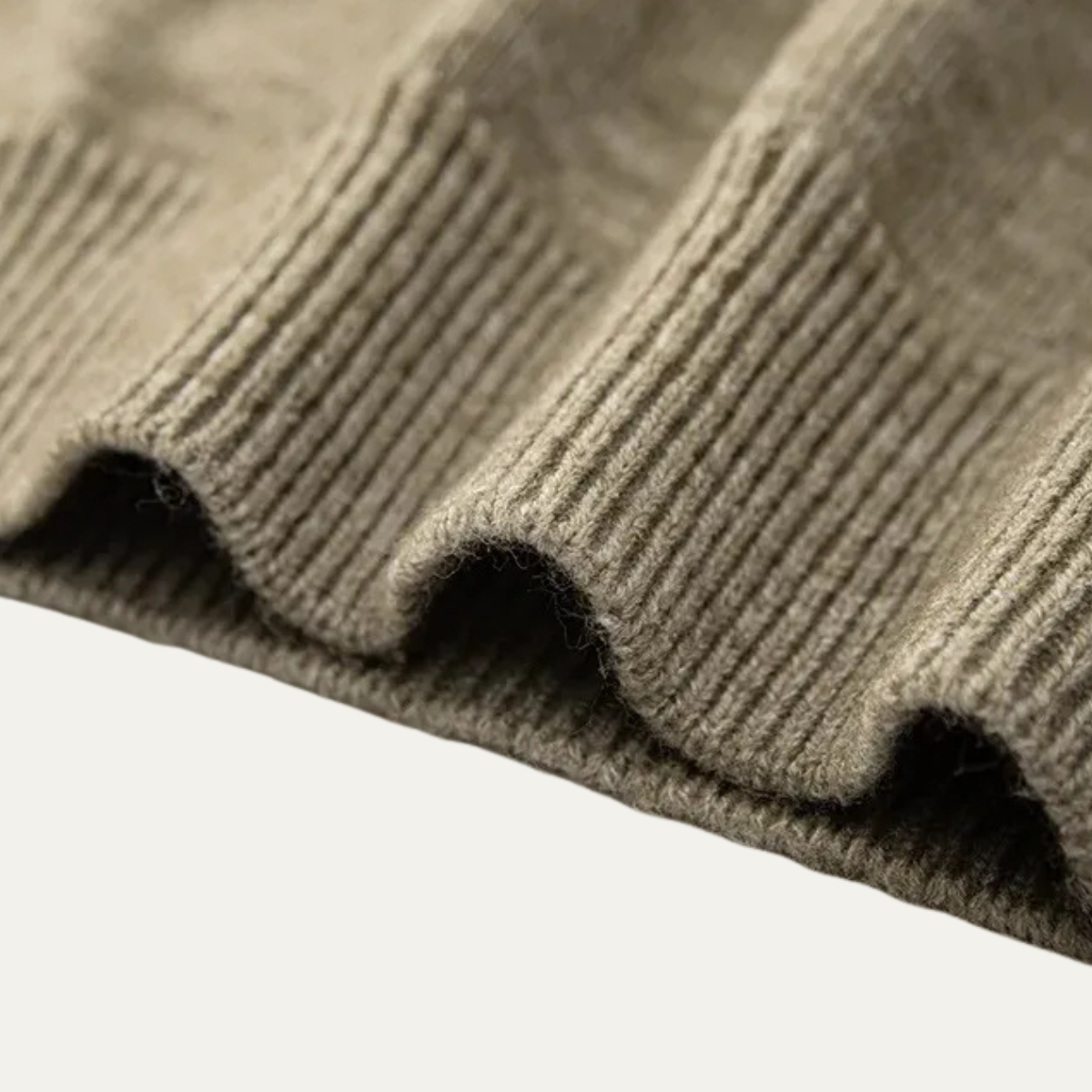 VogeLuxe | Pull demi-zip en maille gaufrée pour homme 6