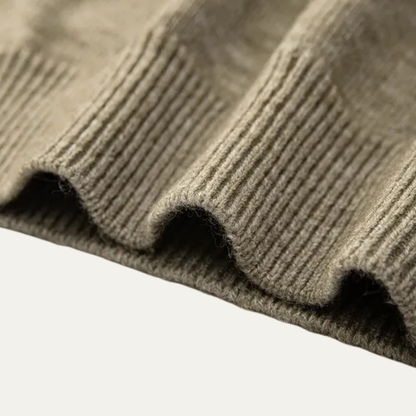 VogeLuxe | Pull demi-zip en maille gaufrée pour homme 6