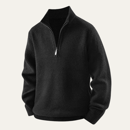 Pull Homme en Maille Texturée Décontracté