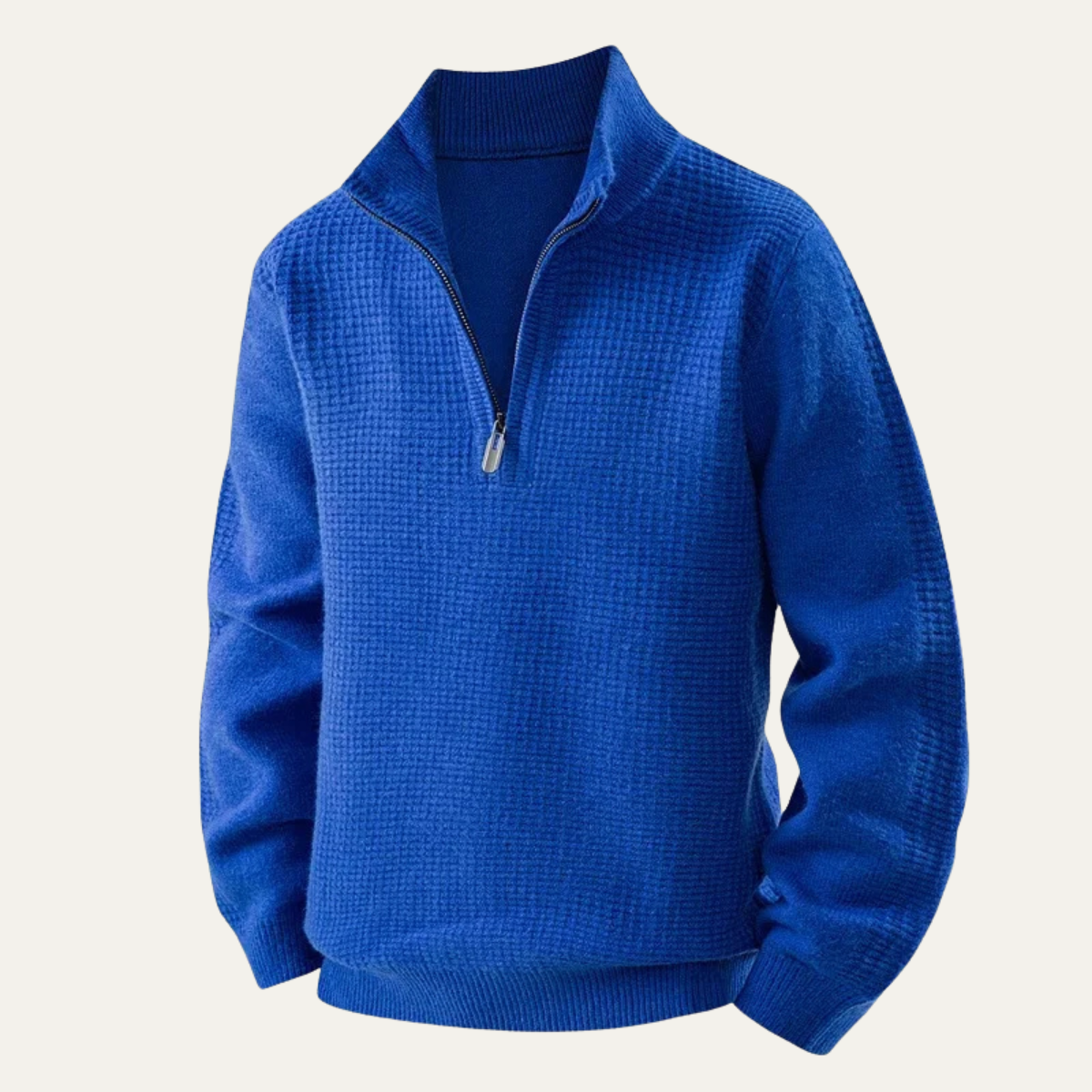 Pull Homme en Maille Texturée Décontracté