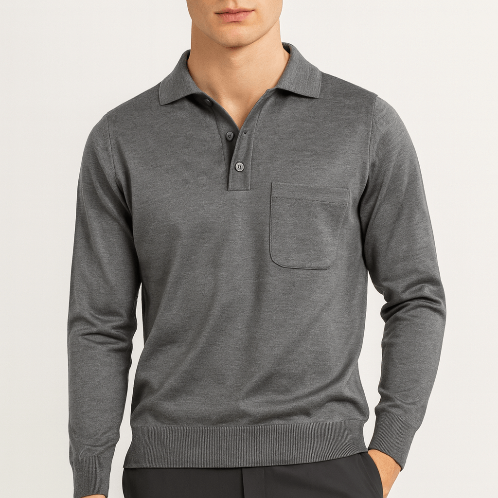 VogeLuxe | Pull en cachemire à col pour homme 4