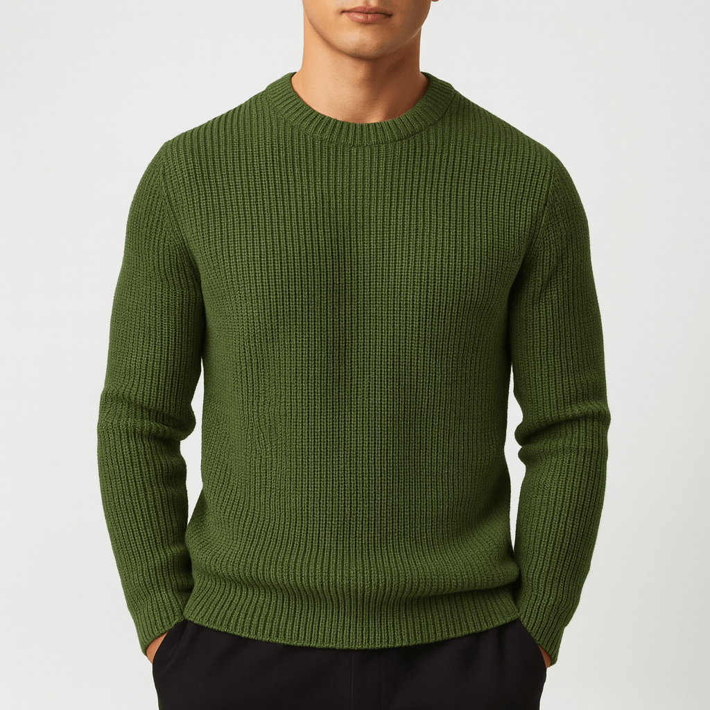 VogeLuxe | Pull en cachemire rayé pour homme 3