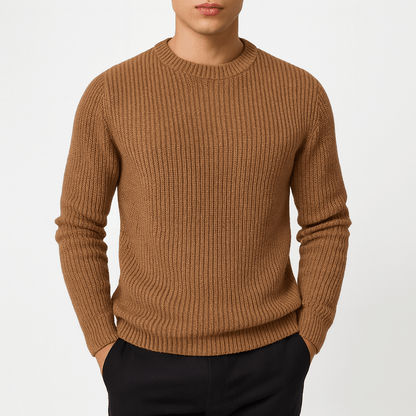 VogeLuxe | Pull en cachemire rayé pour homme 4
