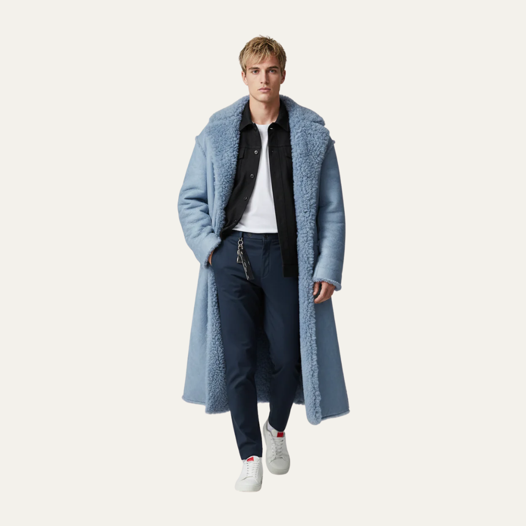 VogeLuxe | Pull en maille à col montant ajusté pour homme 3