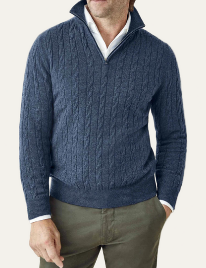Pull Homme ColMontant Chaud et Léger - PanierRoyale