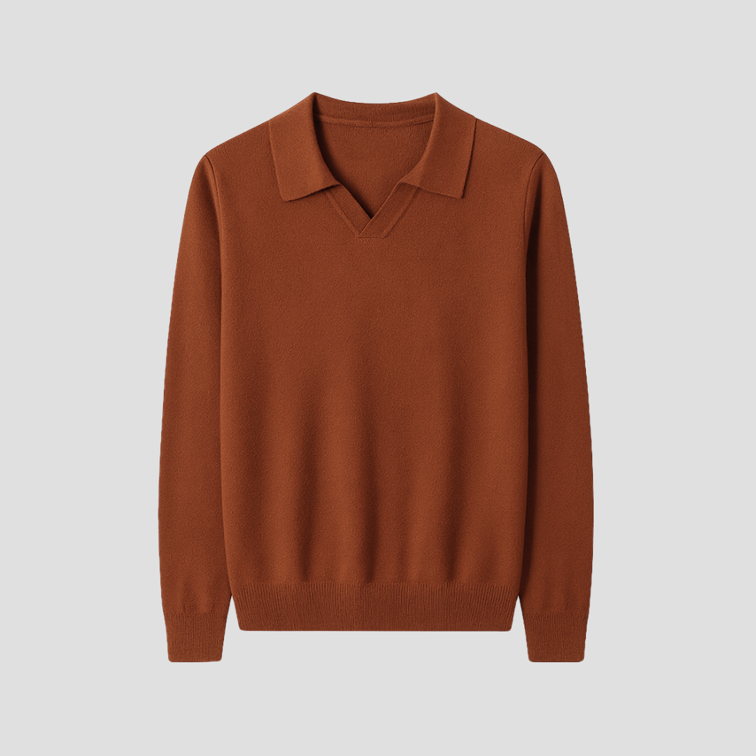 VogeLuxe | Pull en maille à col montant pour homme 1