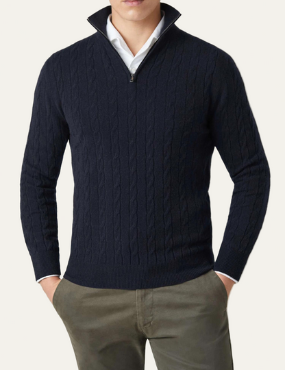 Pull Homme ColMontant Chaud et Léger