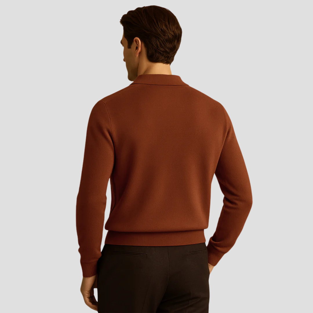 VogeLuxe | Pull en maille à col montant pour homme 3