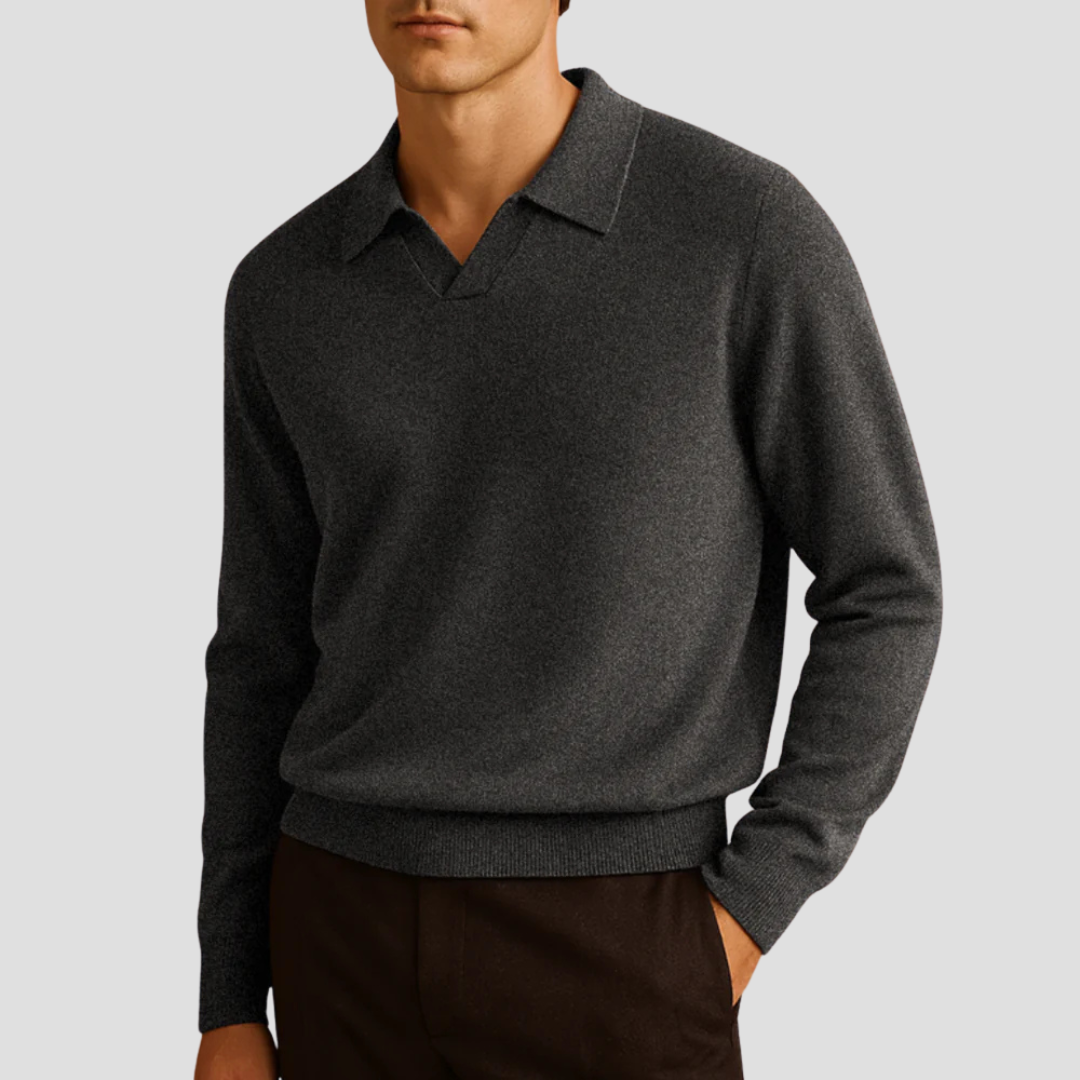VogeLuxe | Pull en maille à col montant pour homme 4